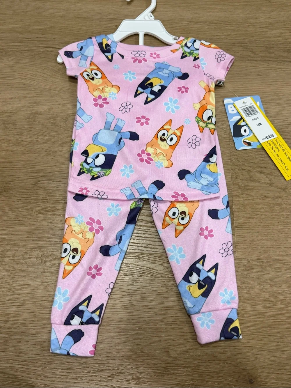 Bluey pink pajama